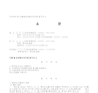 소장 (이혼및친권행사자지정청구의소) 소장 (이혼및친권행사자지정청구의소)